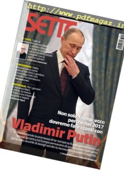 Corriere della Sera Sette – 13 Gennaio 2017