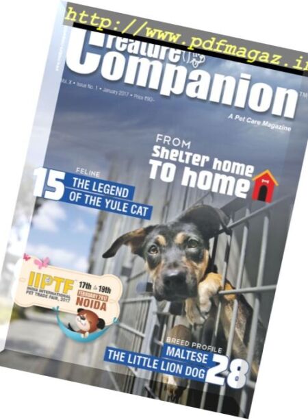 Creature Companions – January 2017 Cover