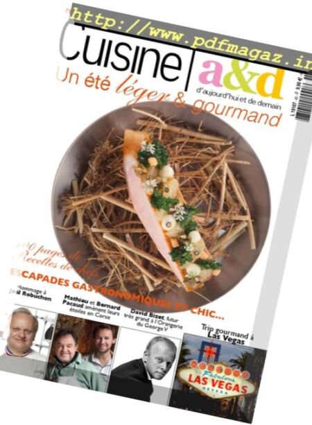 Cuisine a & d – Juillet-Aout 2016 Cover