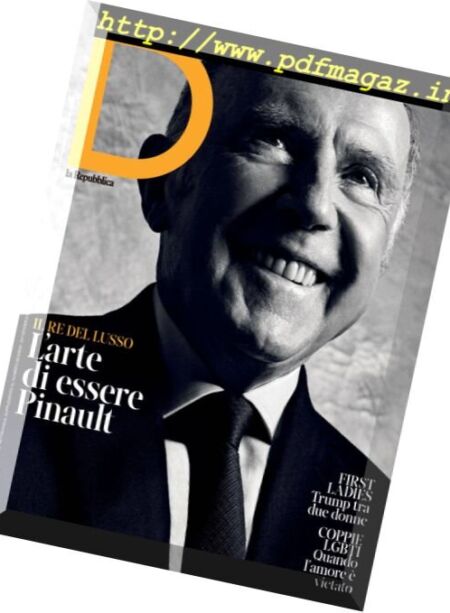 D la Repubblica – 14 Gennaio 2017 Cover
