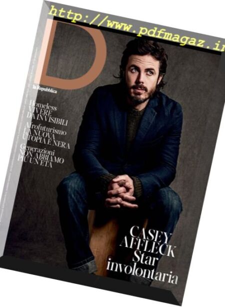 D la Repubblica – 28 Gennaio 2017 Cover