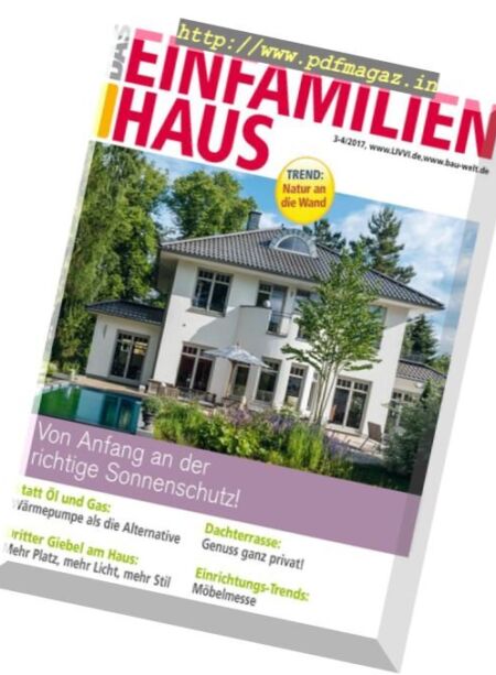 Das Einfamilienhaus – Marz-April 2017 Cover