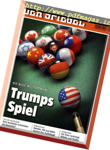 Der Spiegel – 21 Januar 2017 Cover