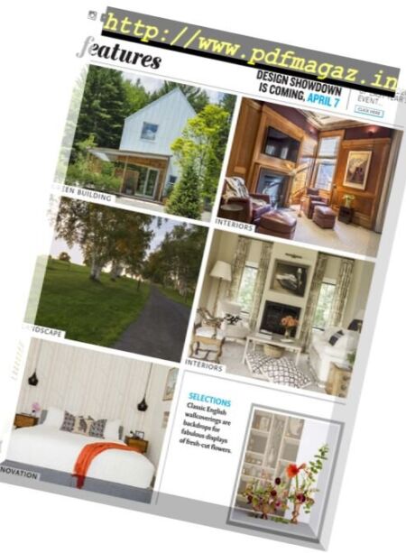 Design New England – March-April 2017 Cover