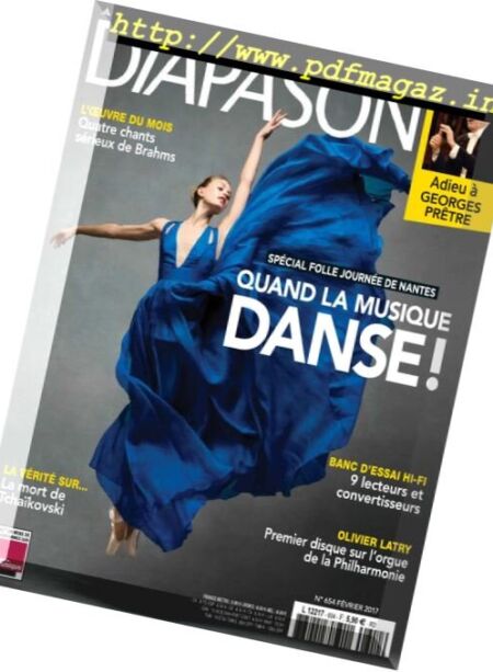 Diapason – Fevrier 2017 Cover