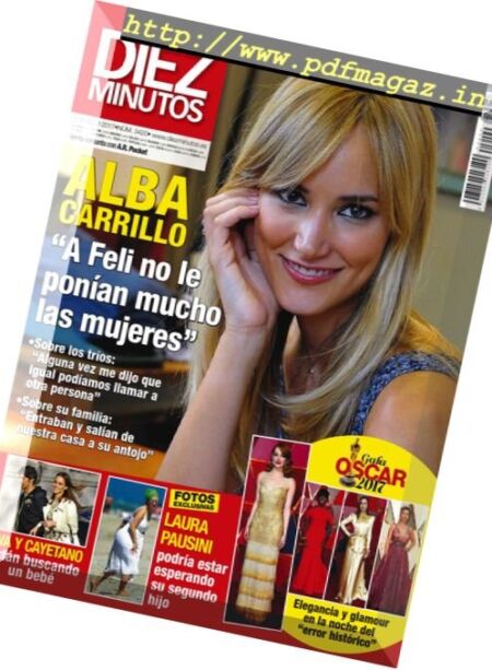 Diez Minutos – 8 Marzo 2017 Cover