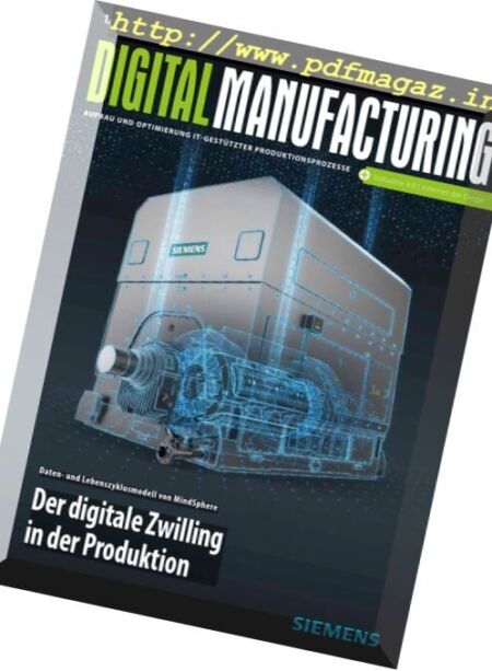 Digital Manufacturing – Nr.1, 2017 Cover