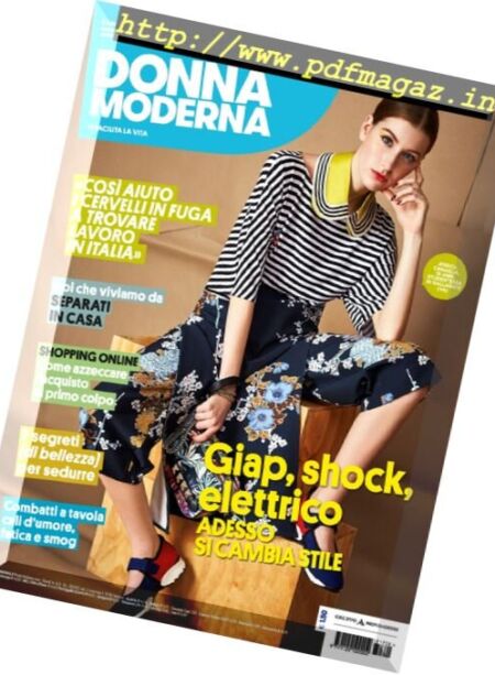 Donna Moderna – 8 Febbraio 2017 Cover