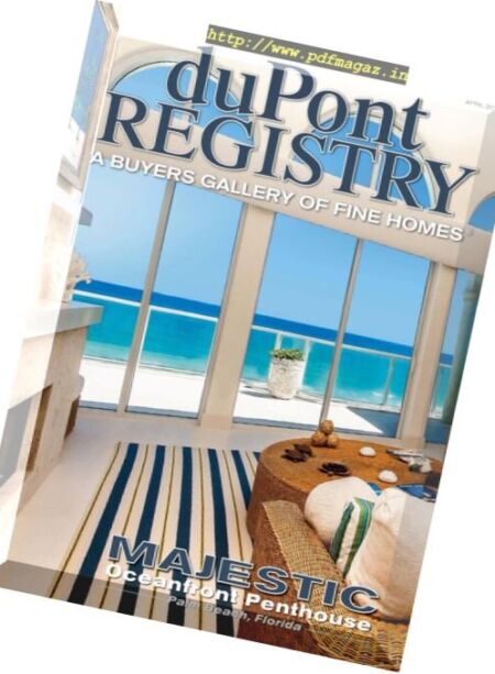 duPontREGISTRY Homes – April 2017 Cover