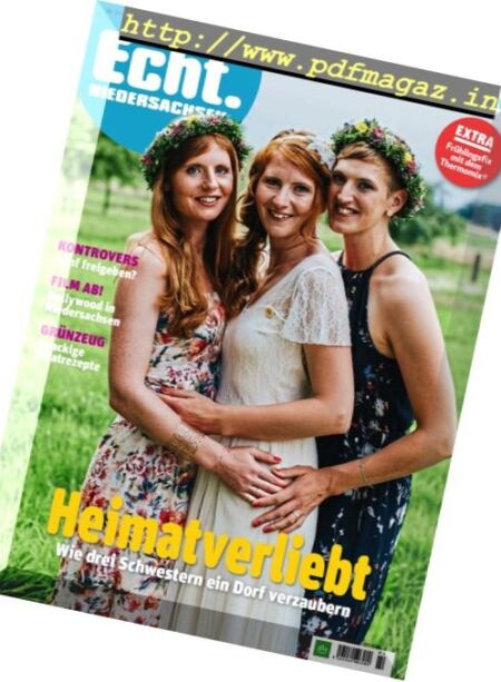 Echt. Niedersachsen – Marz-April 2017 Cover