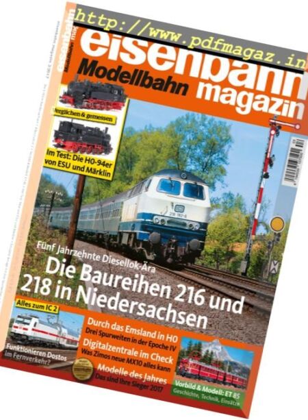 Eisenbahn Magazin – Marz 2017 Cover
