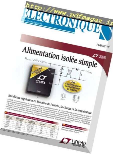 Electronique S – Janvier 2017 Cover