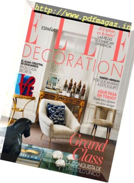 Elle Decoration Spain – Marzo 2017 Cover