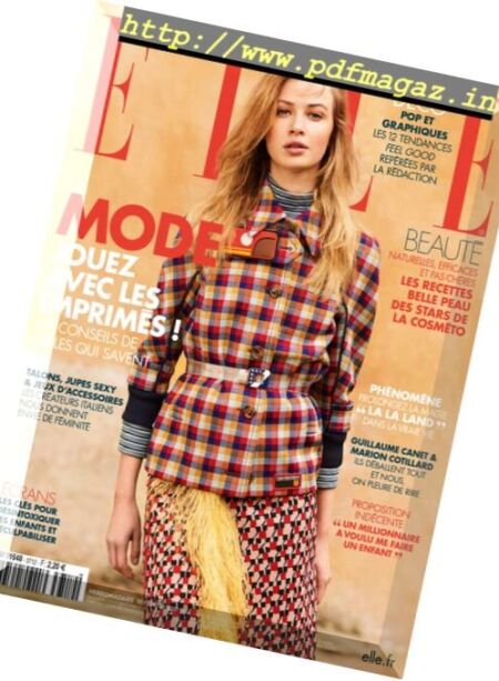 Elle France – 10 au 16 Fevrier 2017 Cover