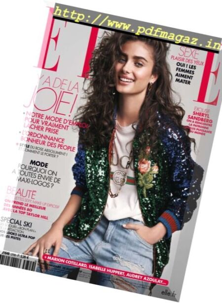 Elle France – 20 au 26 Janvier 2017 Cover