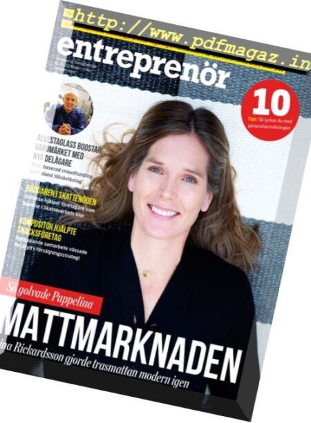 Entreprenor – Nr.1, 2017 Cover
