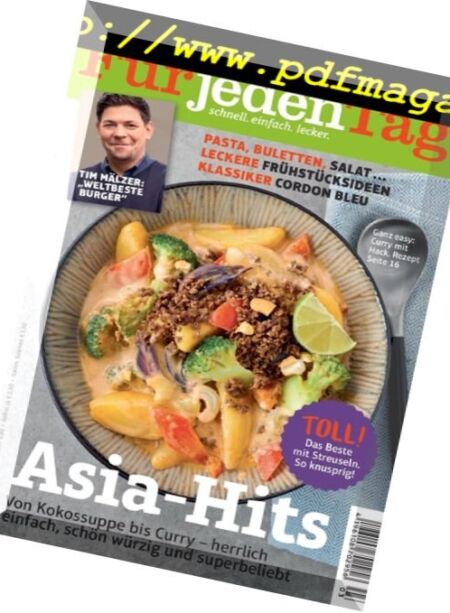Essen und Trinken – Fur jeden Tag – Marz 2017 Cover