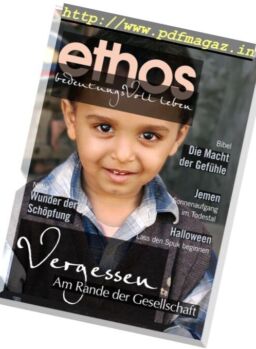 Ethos – Oktober 2016