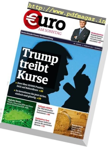 Euro am Sonntag – 28 Januar 2017 Cover