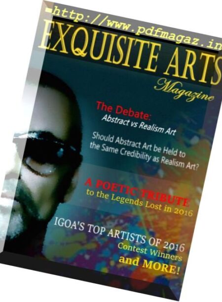 Exquisite Arts Magazine – January-February 2017 Cover