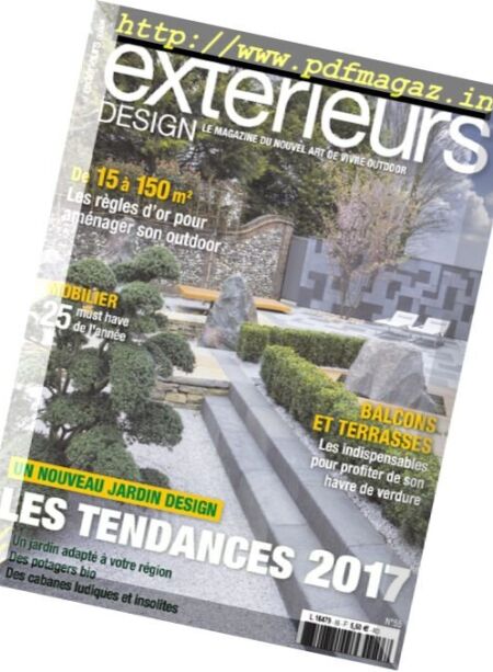 Exterieurs Design – Nr.55, 2017 Cover