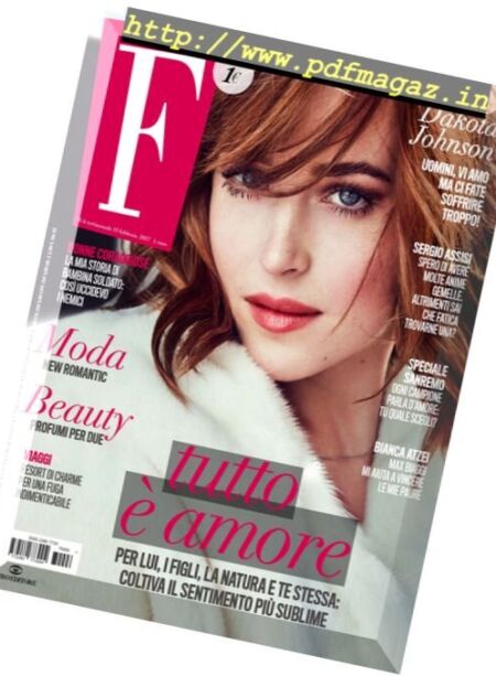 F – 15 Febbraio 2017 Cover