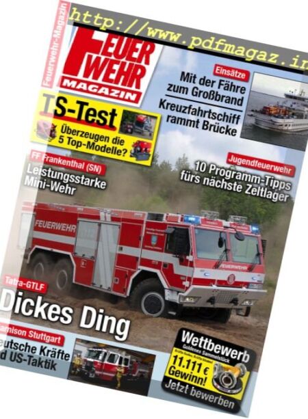 Feuerwehr – Februar 2017 Cover