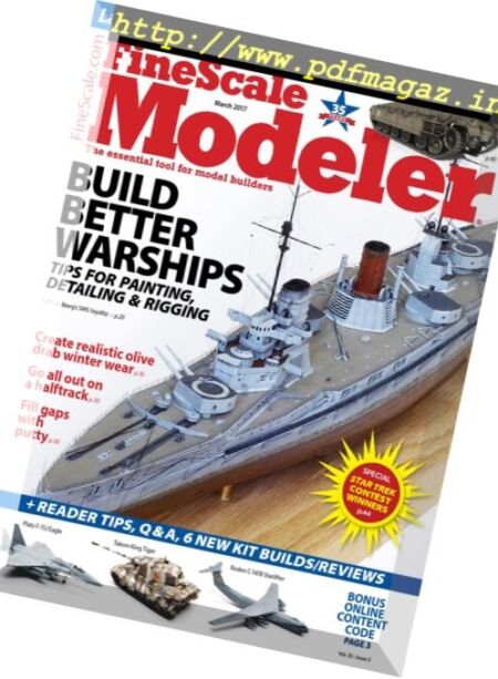 FineScale Modeler – March 2017 Cover