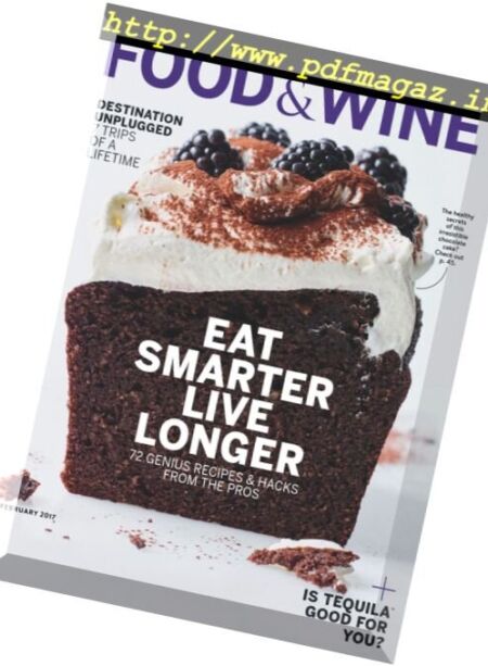 Food & Wine – February 2017 Cover