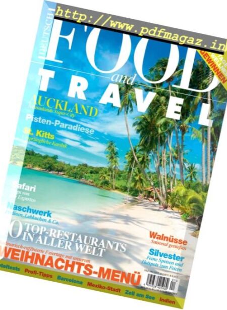 Food and Travel Germany – Dezember 2016 – Januar 2017 Cover