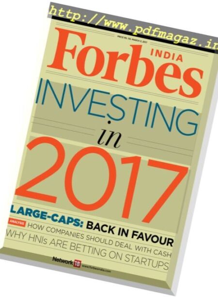 Forbes India – 3 March 2017 Cover