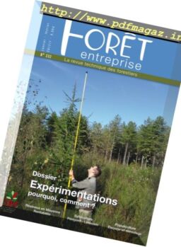 Foret-entreprise – Janvier-Fevrier 2017