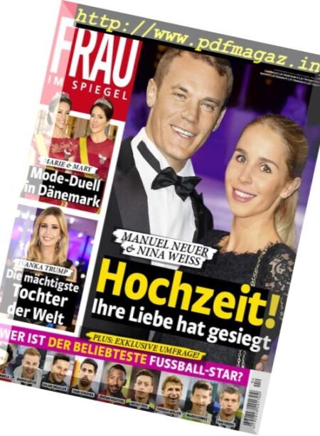 Frau im Spiegel – 18 Januar 2017 Cover