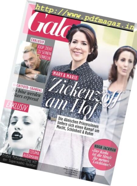 Gala Germany – 23 Februar 2017 Cover