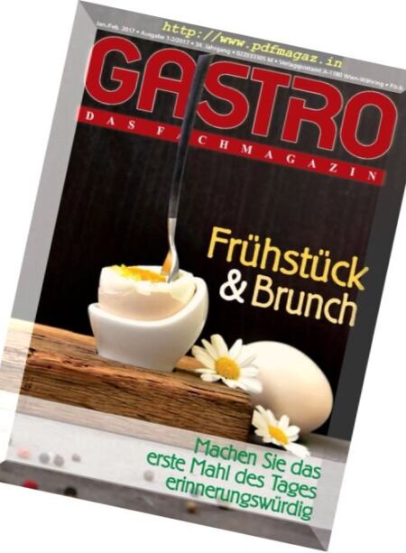 Gastro das Fachmagazin – Januar-Februar 2017 Cover