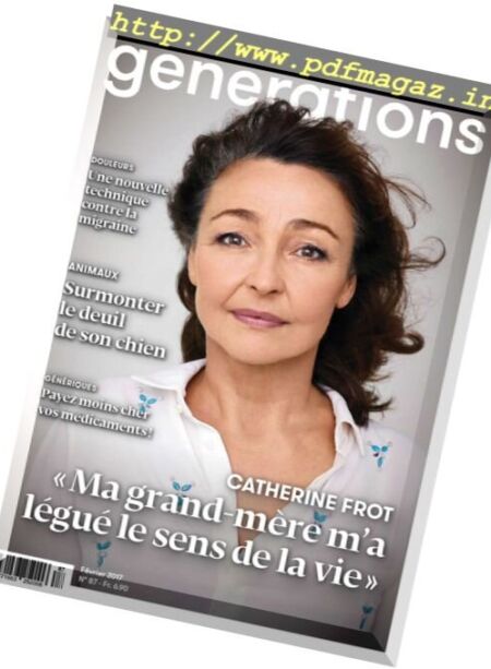 Generations Plus – Fevrier 2017 Cover