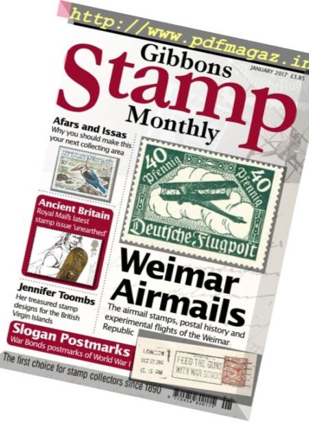 Gibbons Stamp Monthly – January 2017 Cover