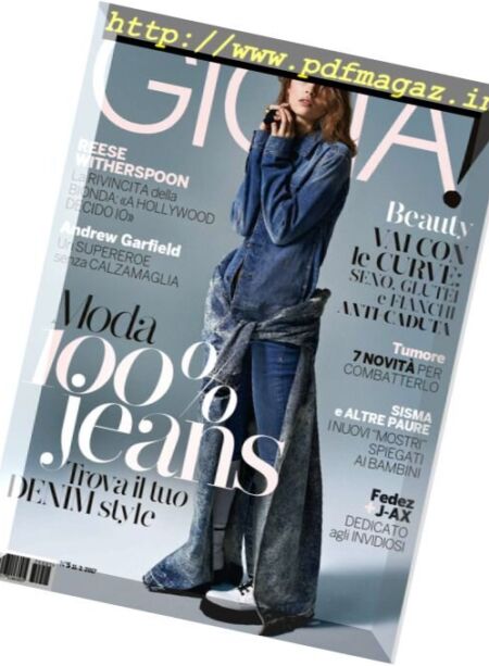 Gioia! – 11 Gennaio 2017 Cover