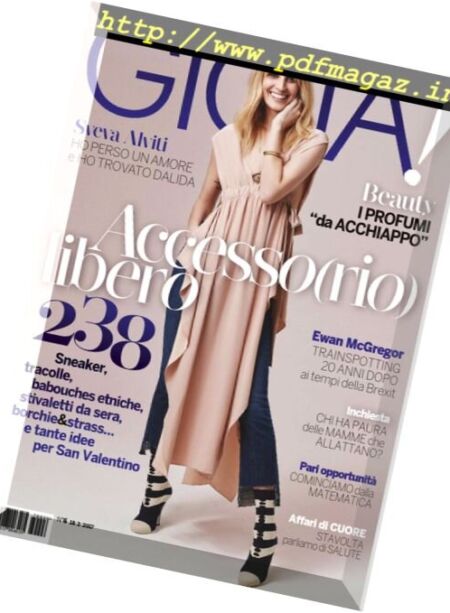 Gioia! – 18 Febbraio 2017 Cover