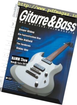 Gitarre & Bass – Marz 2017