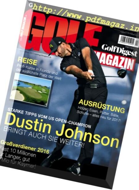 Golf Magazin – Marz 2017 Cover