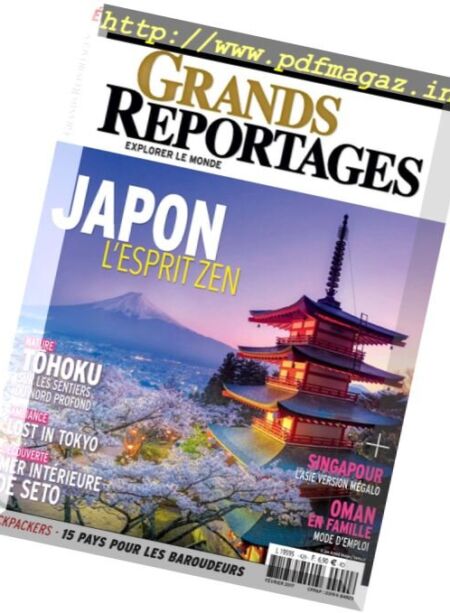 Grands Reportages – Fevrier 2017 Cover