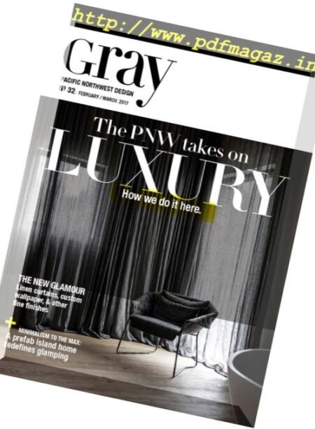 Gray Magazine – February-March 2017 Cover