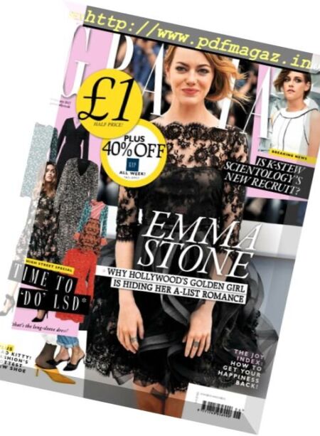 Grazia UK – 6 February 2016 Cover