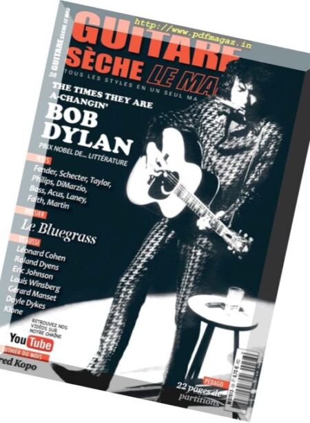 Guitare Seche Le Mag – Decembre 2016 – Janvier-Fevrier 2017 Cover