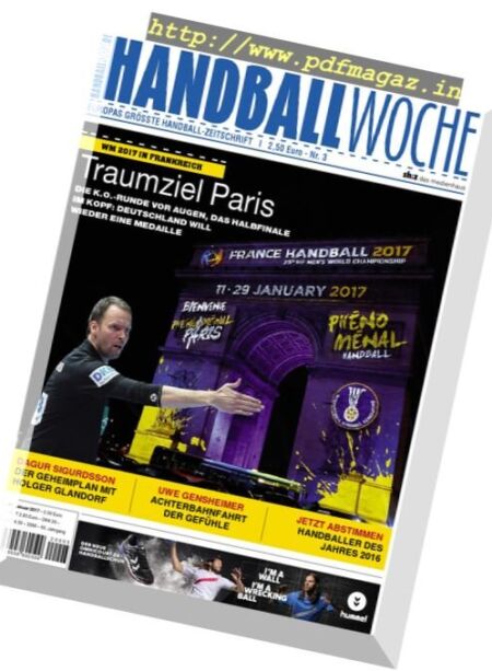 Handballwoche – 17 Januar 2017 Cover