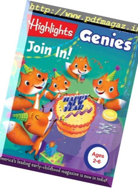 Highlights Genies – January 2017 Cover