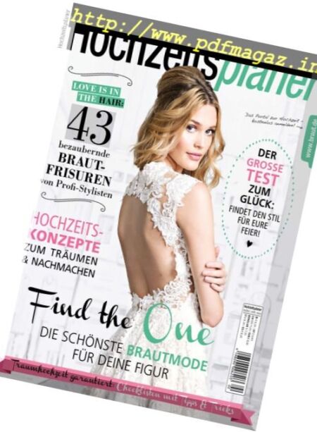 Hochzeitsplaner – Marz-Mai 2017 Cover