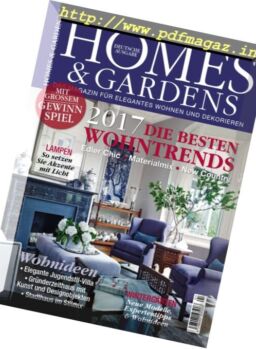 Homes & Gardens – Januar-Februar 2017
