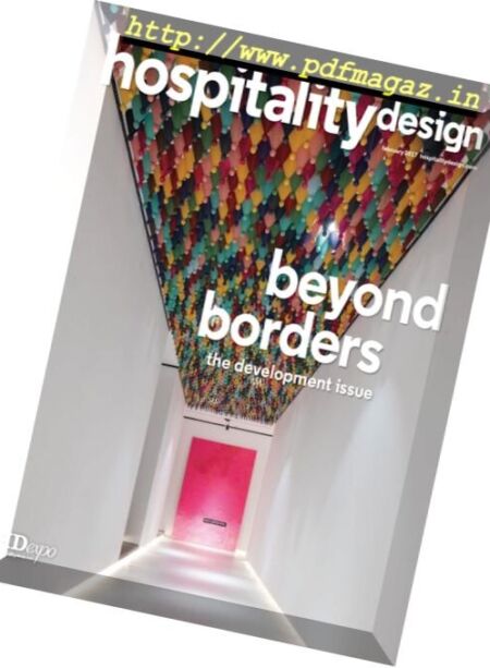 Hospitality Design – February 2017 Cover